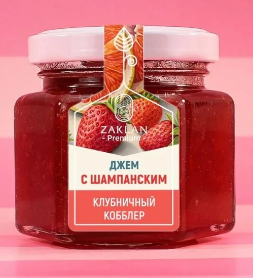 Джем Клубничный кобблер с шампанским