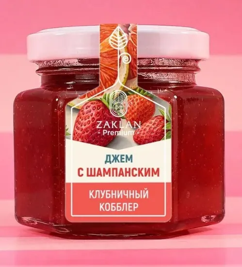 Джем Клубничный кобблер с шампанским